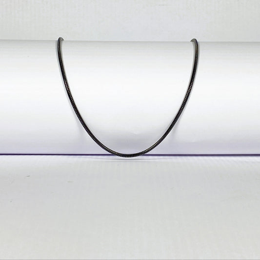 Black Snake Chain Necklace